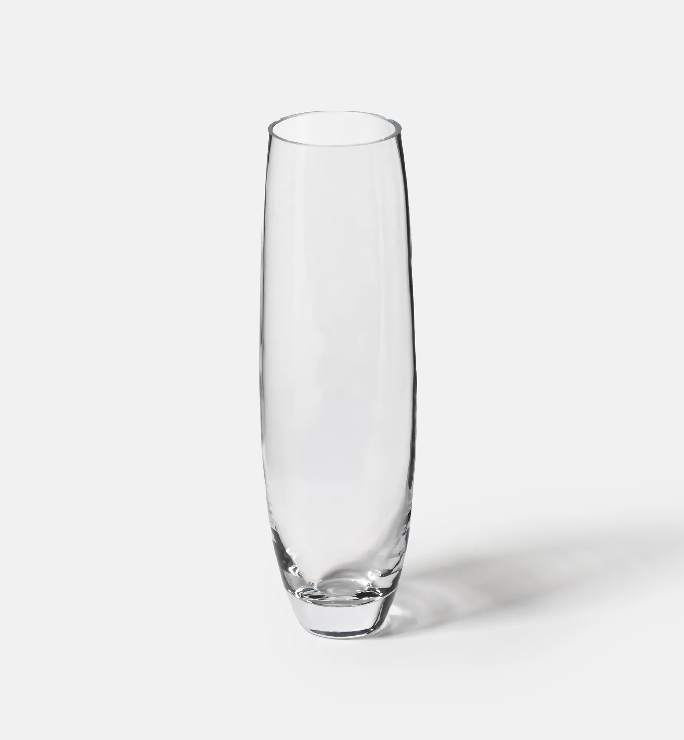 Krosno Gemstone vase 35 cm klar blyfri krystal