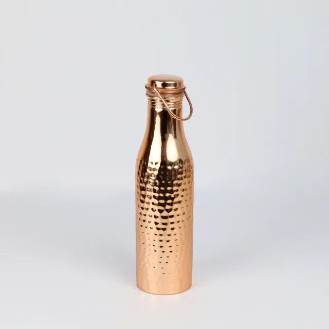 El'Cobre Rani kobberflaske hamret 900 ml med hank