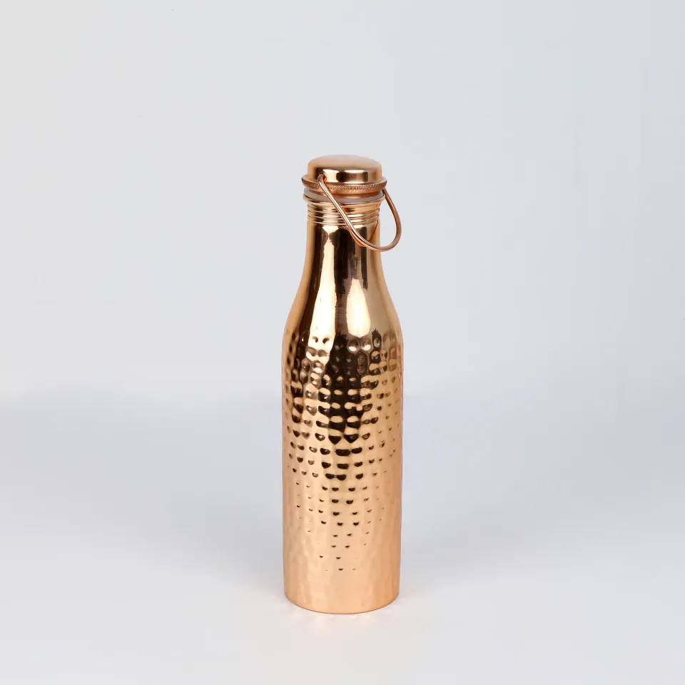 El'Cobre Rani kobberflaske hamret 900 ml med hank