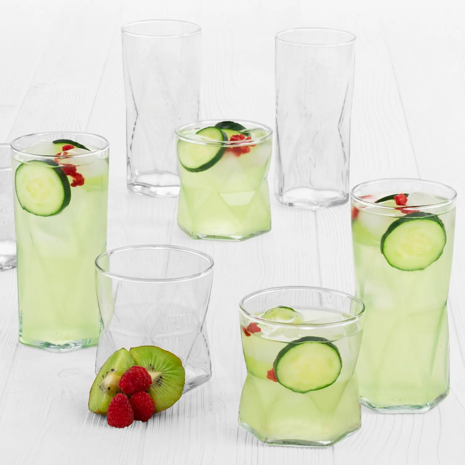 Libbey Rhombus drikkeglas sæt 16 dele klart glas
