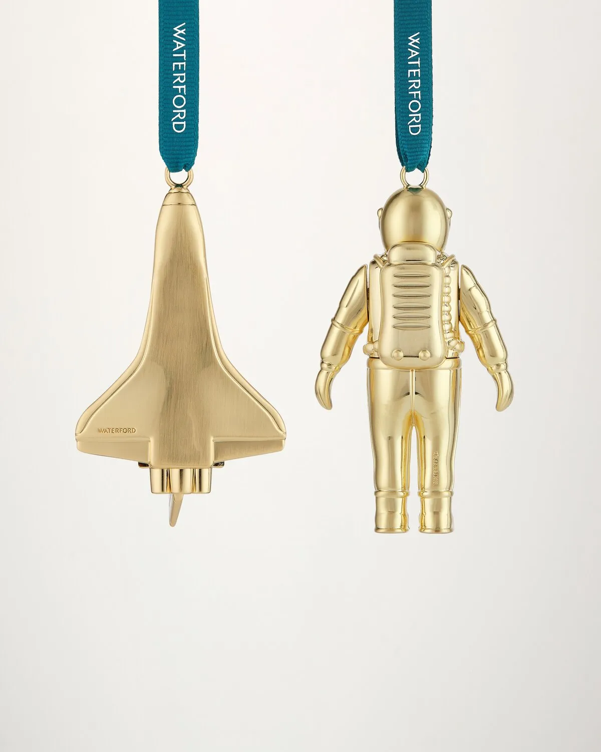 Waterford Christmas Spaceman julepynt guld 2 stk