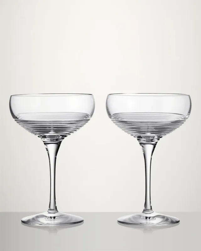 Waterford Mixology Circon Coupe glas 2-pak