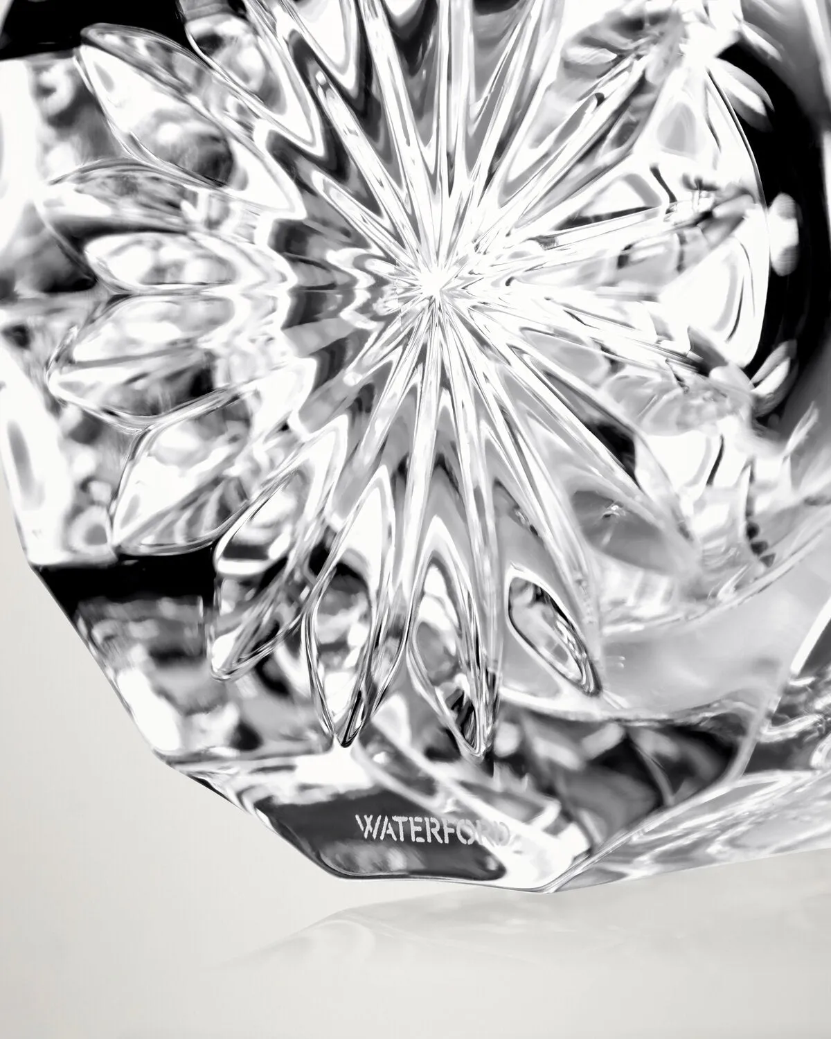 Waterford Lismore Black vase sort krystal 30 cm