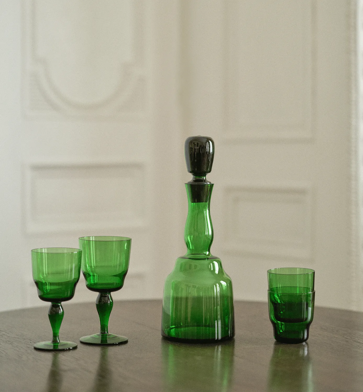 Krosno Charlie 1971 hvidvinsglas 230 ml emerald