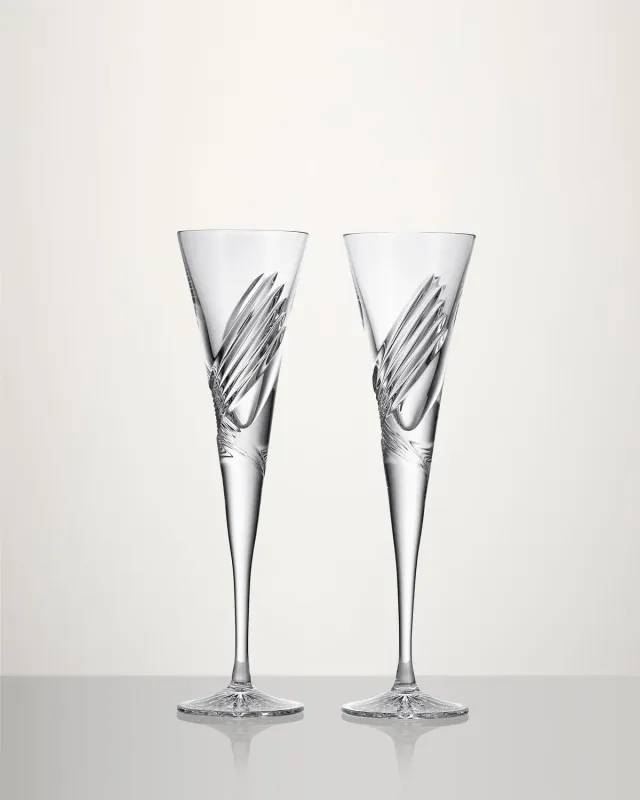 Waterford Wishes Beginnings Toasting Flute champagneglas 2 stk krystal