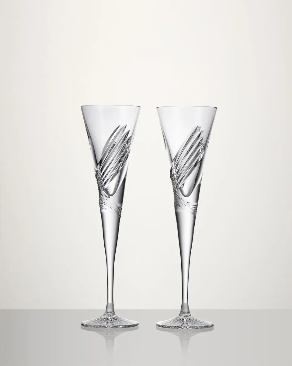 Waterford Wishes Beginnings Toasting Flute champagneglas 2 stk krystal