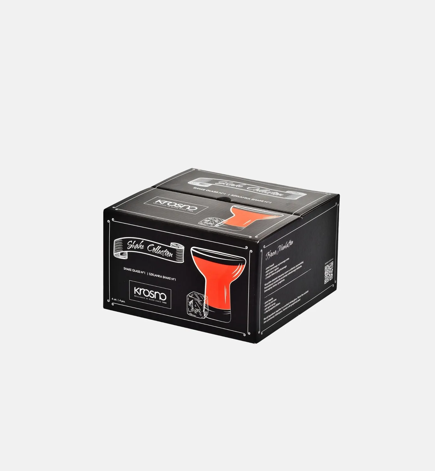 Krosno Shake N°1 Manhattan cocktailglas 230 ml 4 stk