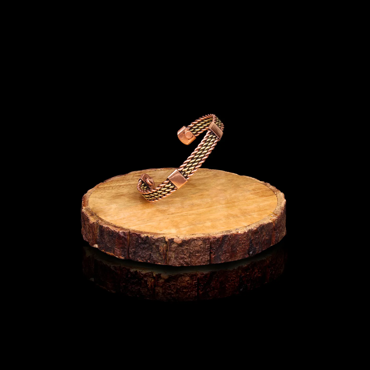 El'Cobre Design 24 kobberarmbånd let med æske