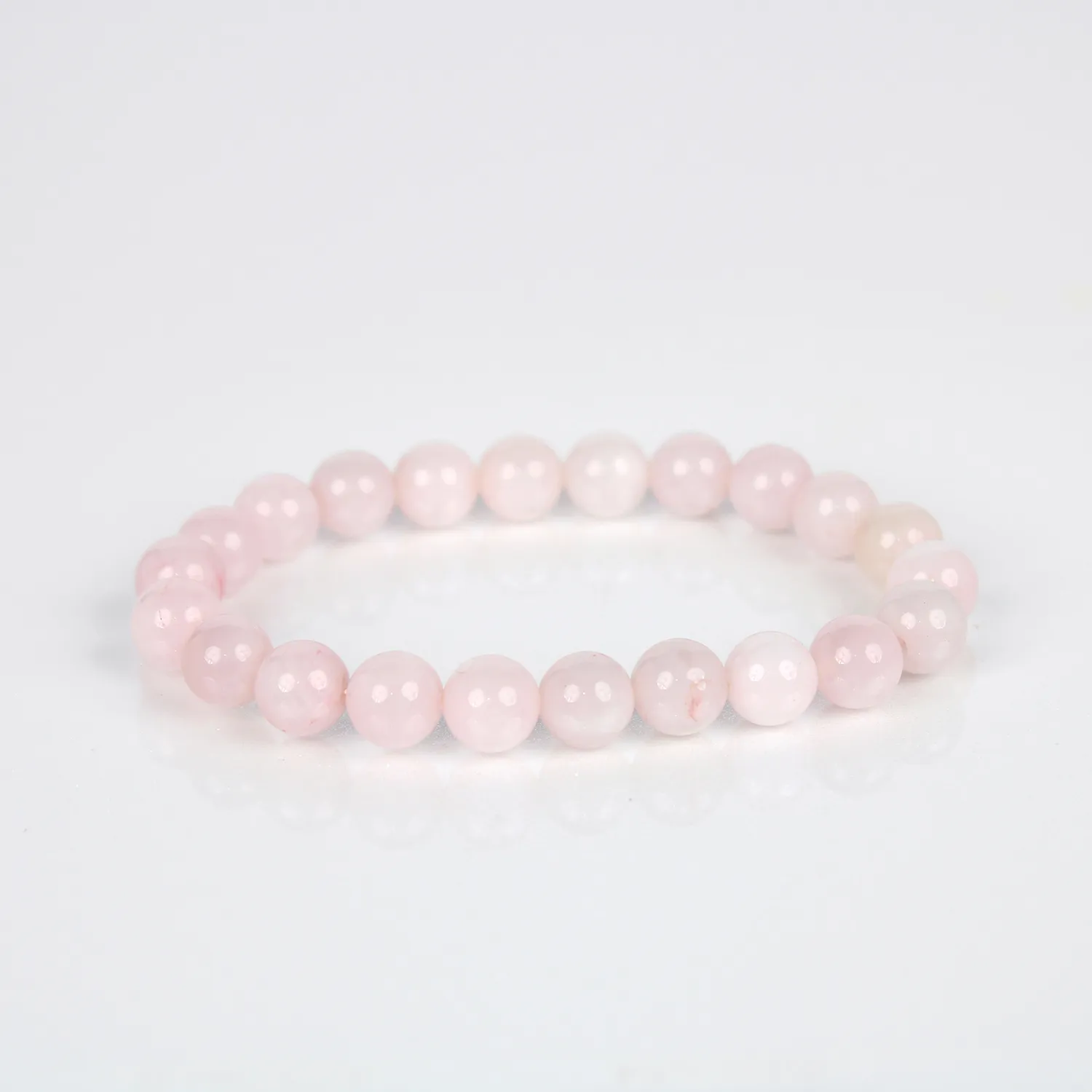 El'Cobre Rose Quartz armbånd 8mm rosenkvarts