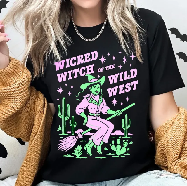Mugsby Wicked Witch of the Wild West T-shirt bomuld
