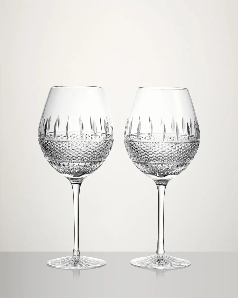 Waterford Irish Lace rødvinsglas 2 stk krystal