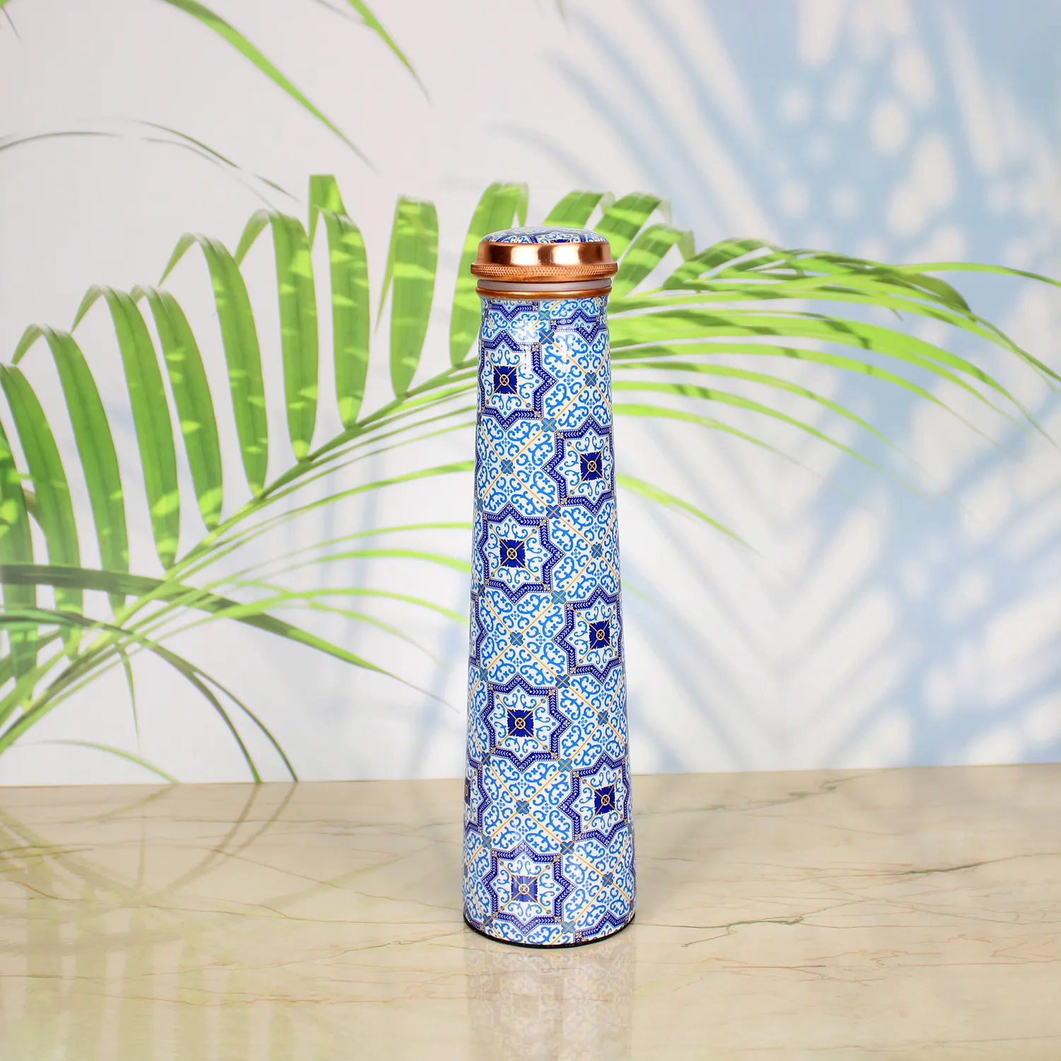 El'Cobre Tower kobberflaske 850 ml Azulejo print
