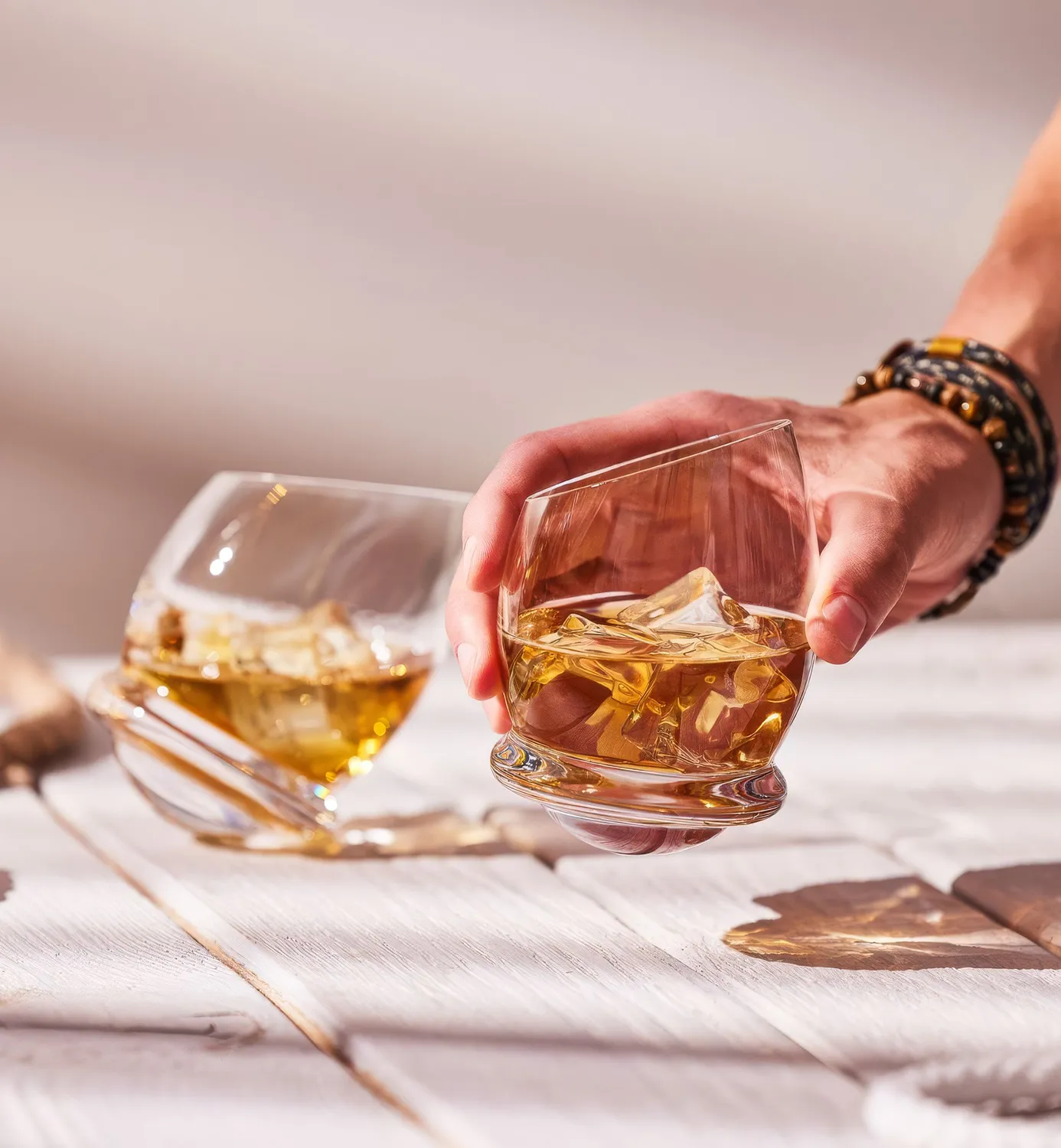 Krosno Roly-Poly whiskysæt 3 dele karaffel