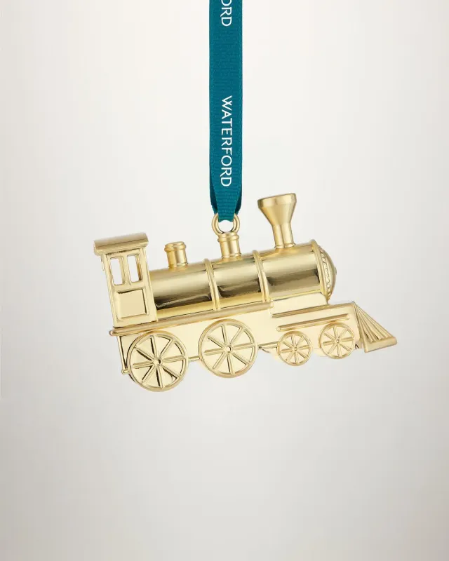 Waterford Steam Train juleophæng guld