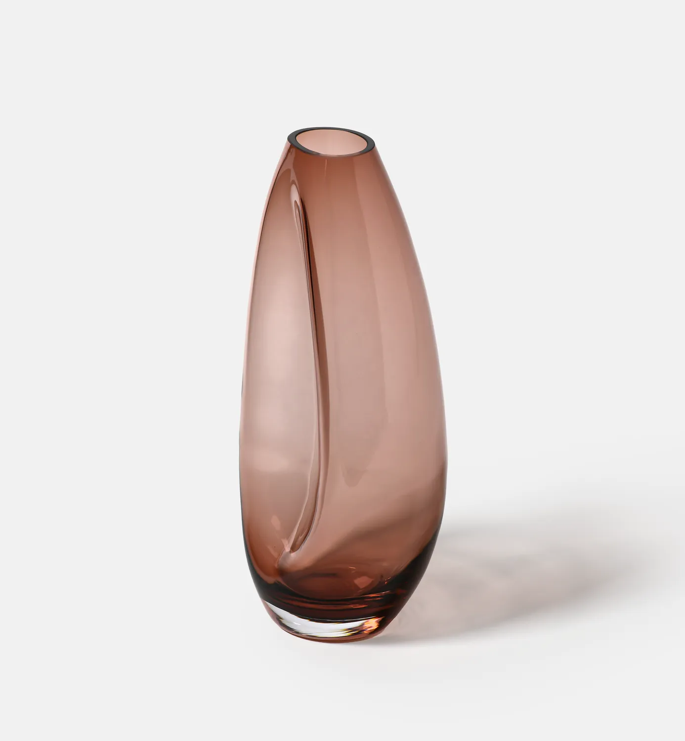 Krosno Flow vase bordeaux 32 cm