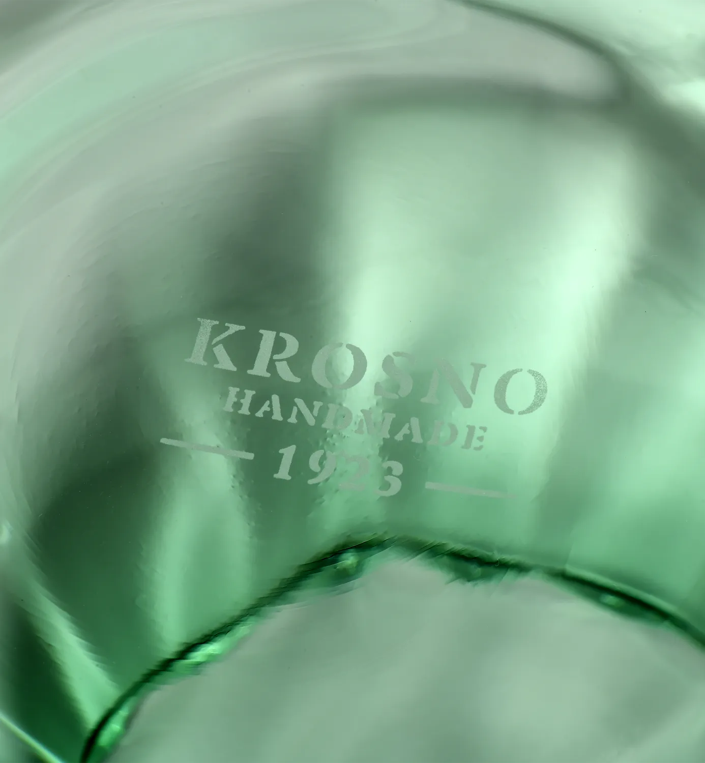 Krosno Gemstone vase 15,5 cm smaragd