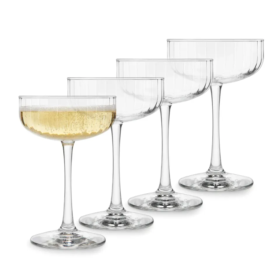Libbey Paneled Coupe cocktailglas 4-pak 250 ml
