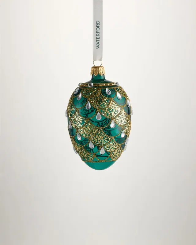 Waterford Holiday Heirlooms juleornament grøn guld