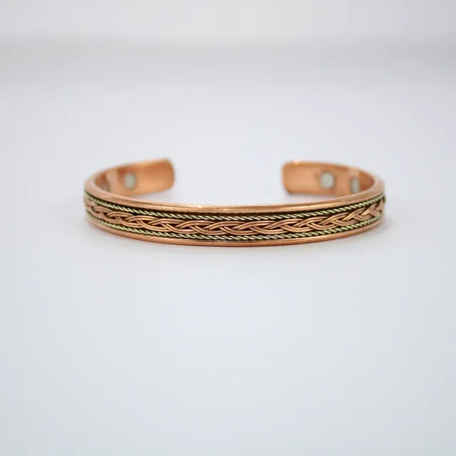 El'Cobre Design 4 kobberarmbånd magnet med gaveæske