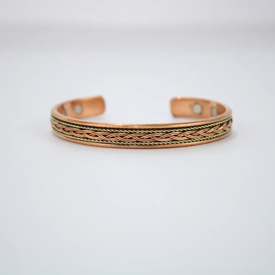 El'Cobre Design 4 kobberarmbånd magnet med gaveæske