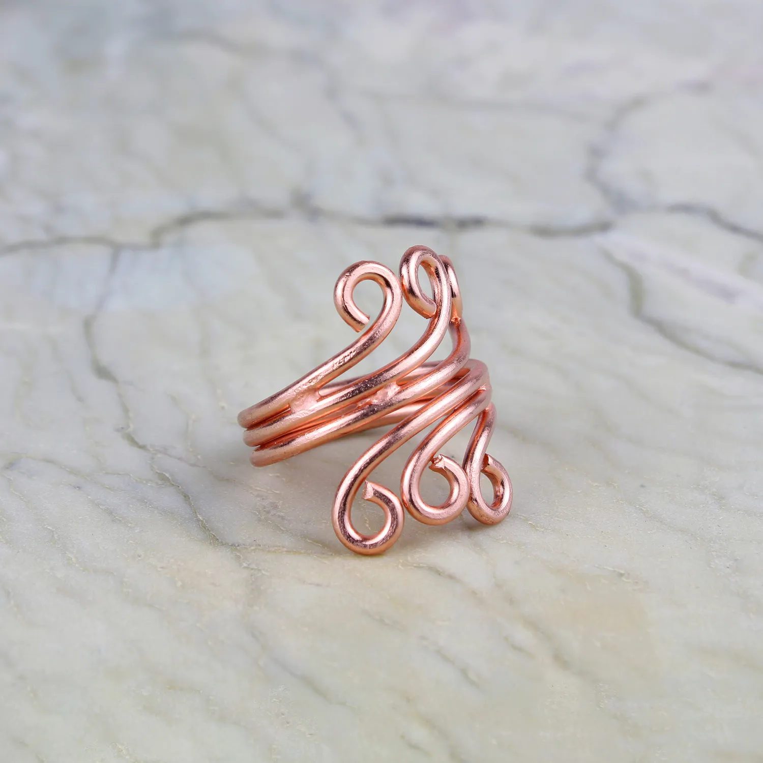El'Cobre kobberring Design 18 justerbar kobber