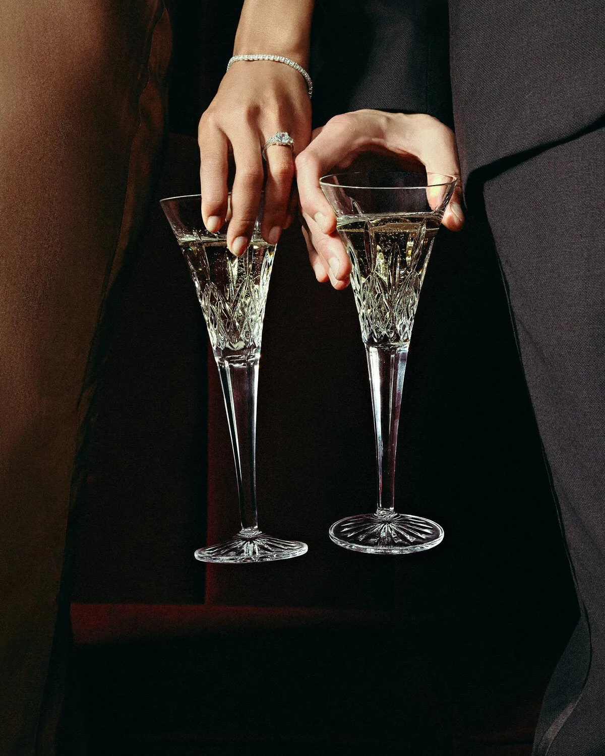 Waterford Lismore champagneglas 2 stk slebet krystal