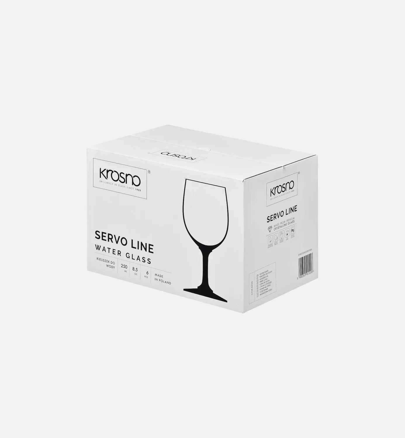 Krosno Servo vandglas 280 ml krystal