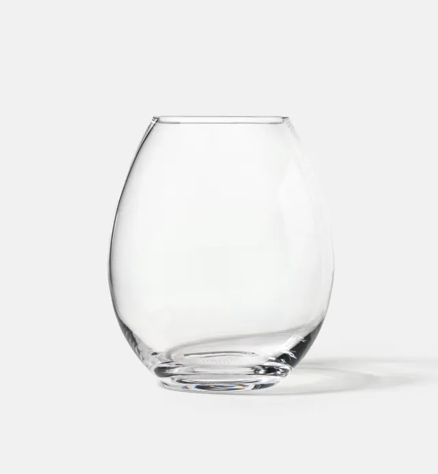 Krosno Gemstone vase 21 cm klar krystal