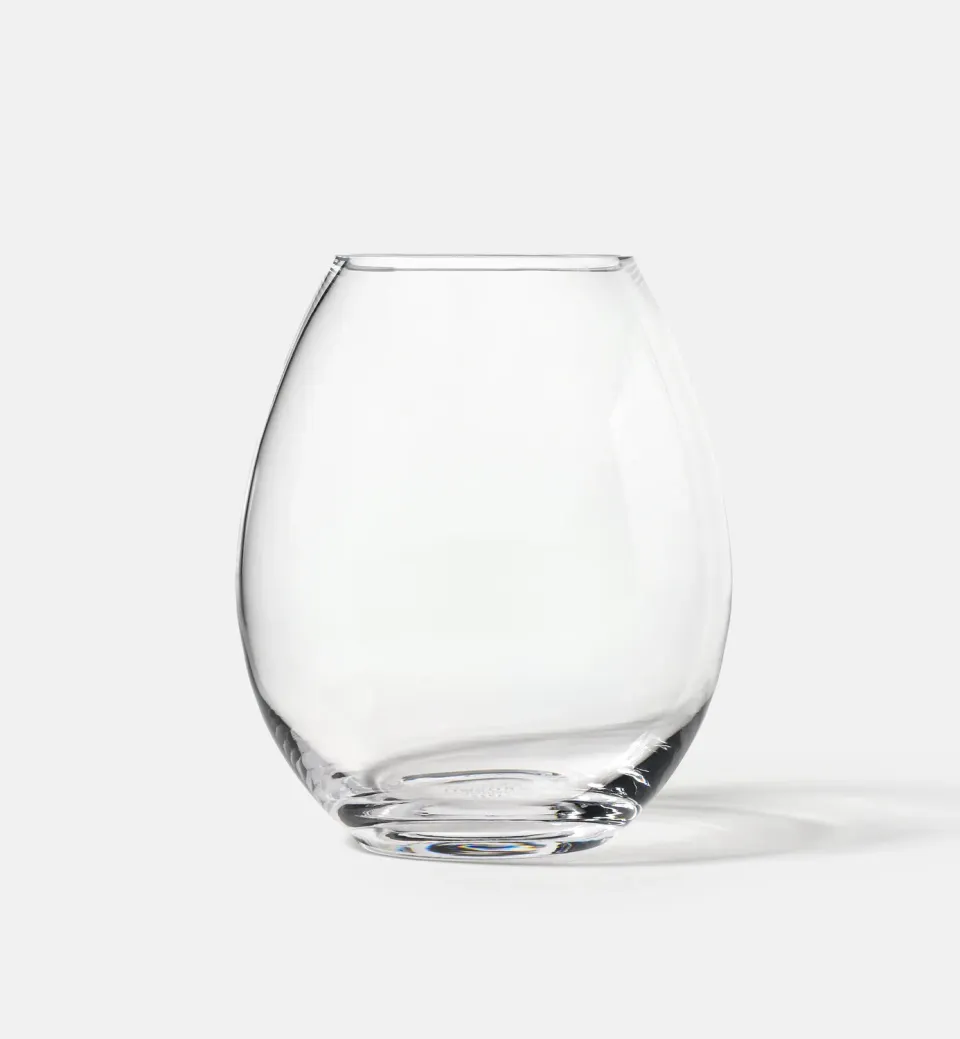 Krosno Gemstone vase 21 cm klar krystal