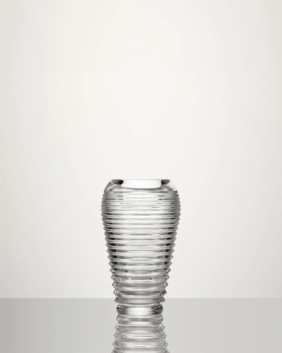 Waterford Circon vase krystal klar minimalistisk