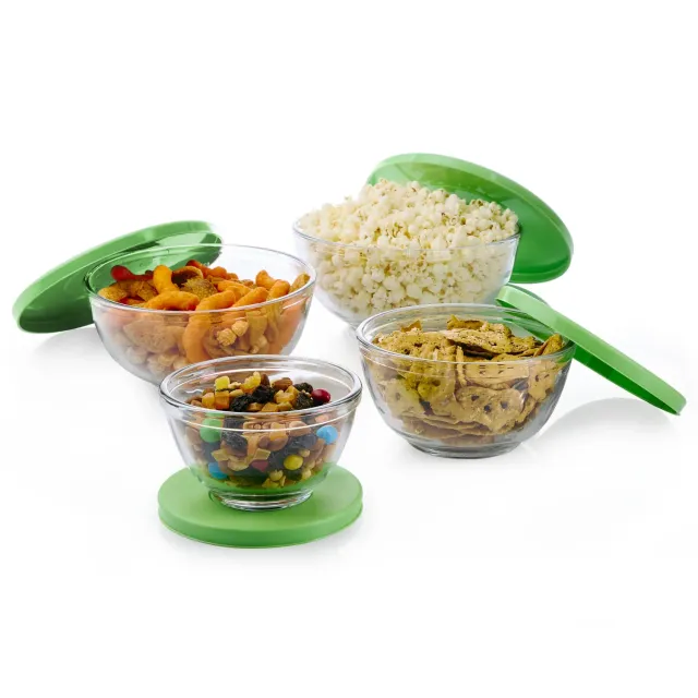 Libbey Baker's Basics røreskåle 4 stk glas ovnfast