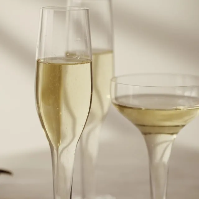 LSA Epoque champagneglas 2 stk hult skaft