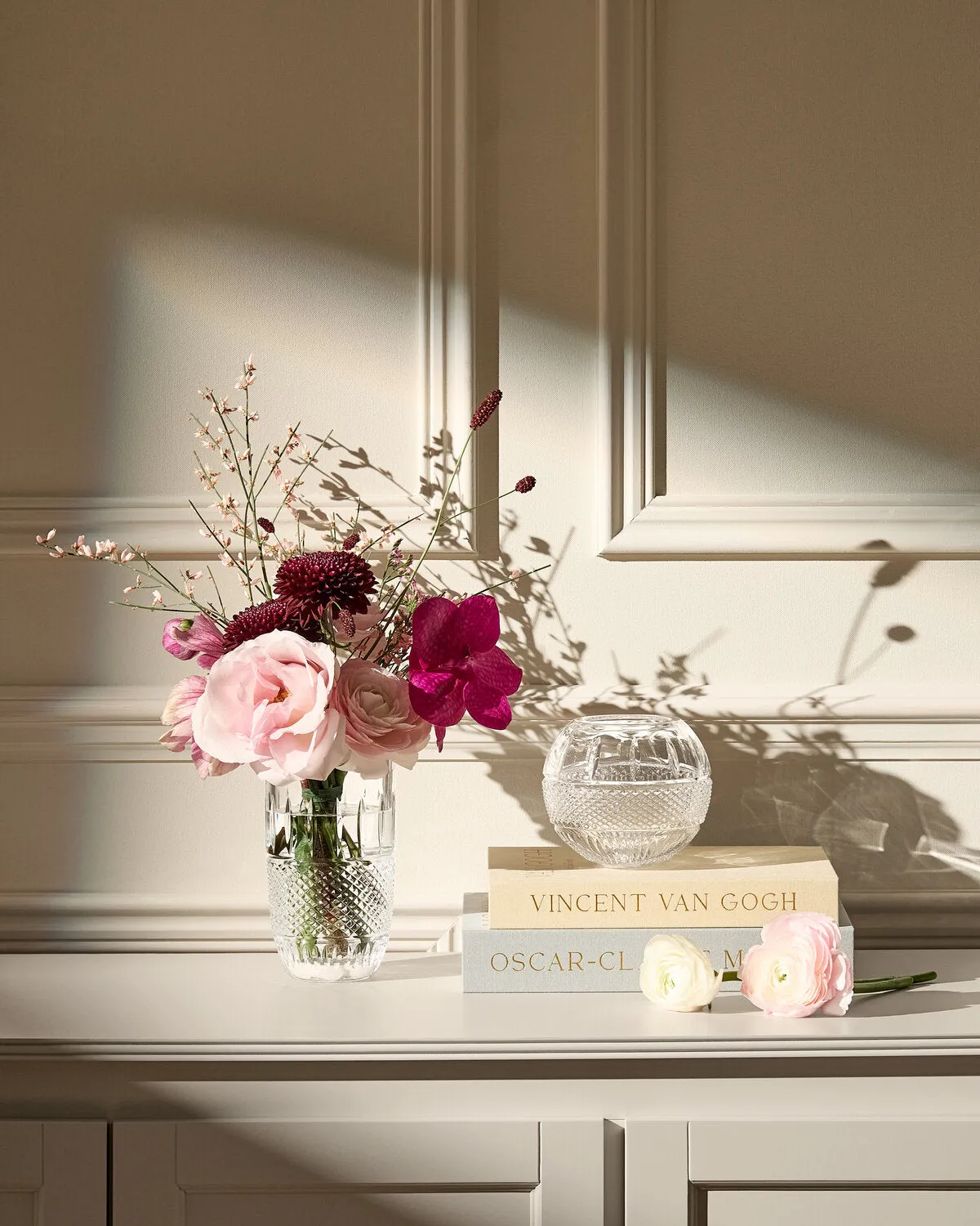Waterford Irish Lace Rose Bowl skål krystal
