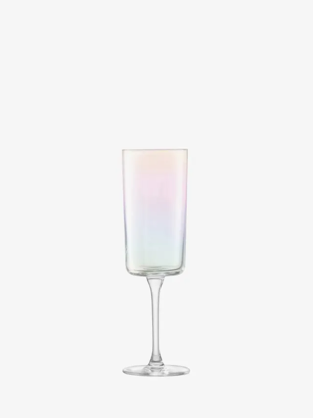 LSA Iridescence champagnefløjte 2 stk perlemor