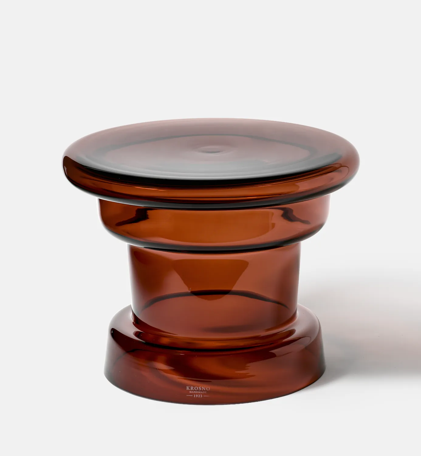 Krosno Coffee Table glasbord 30 cm bordeaux