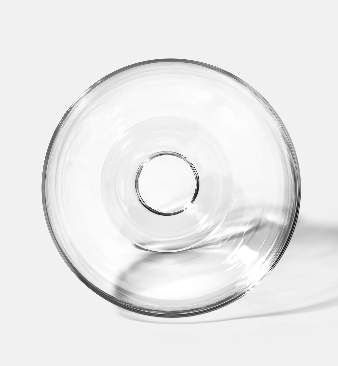 Krosno serveringsskål på fod 20 cm krystalglas