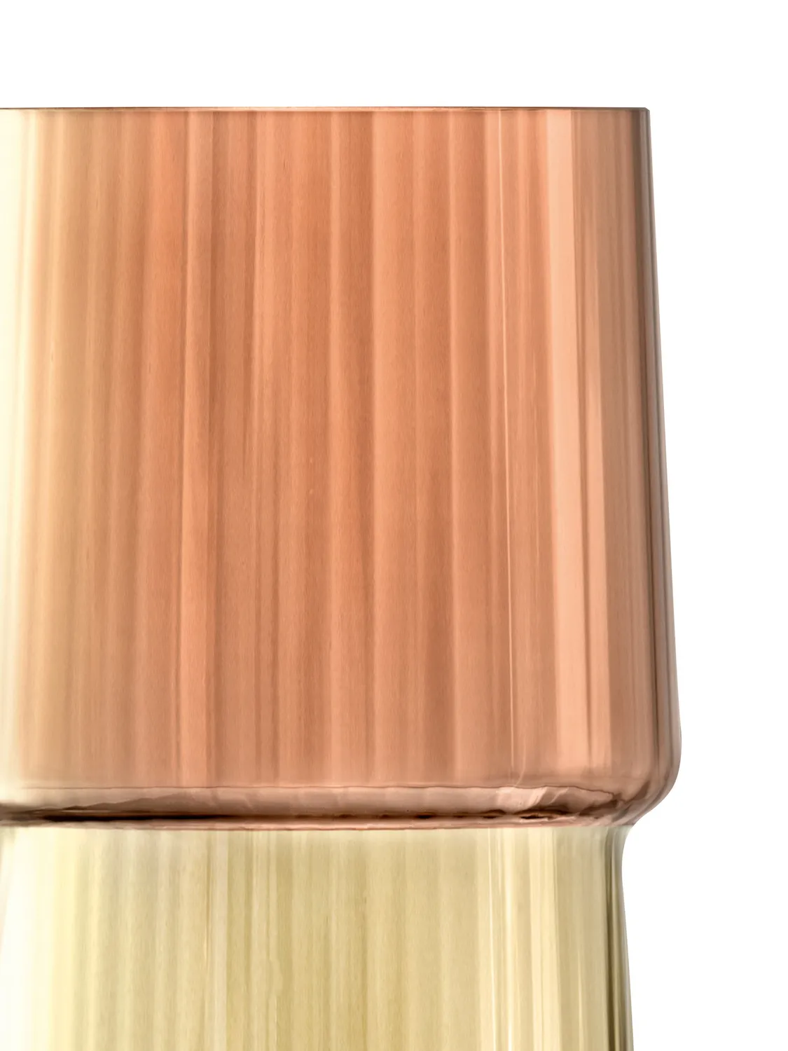LSA Gems vase lanterne glas tofarvet