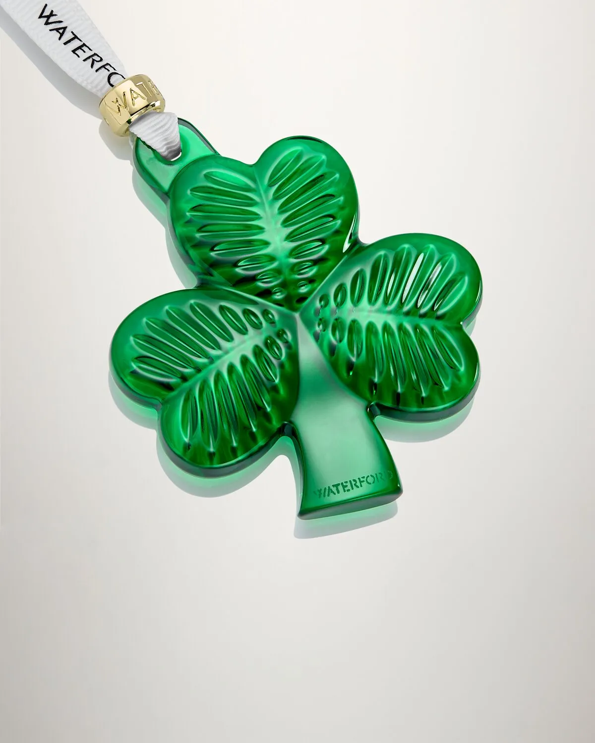 Waterford Mini Shamrock julepynt grøn krystal