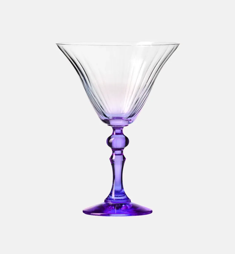Krosno Bubble Ombré martiniglas 170 ml violet