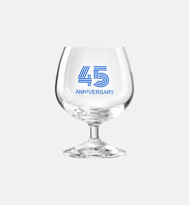 Krosno 45 års jubilæum cognacglas 230 ml blå