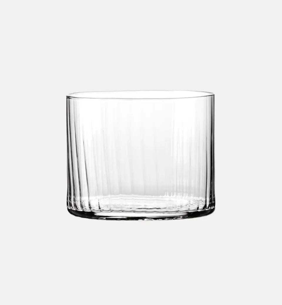Krosno Optic Tumbler whiskyglas 310 ml riflet