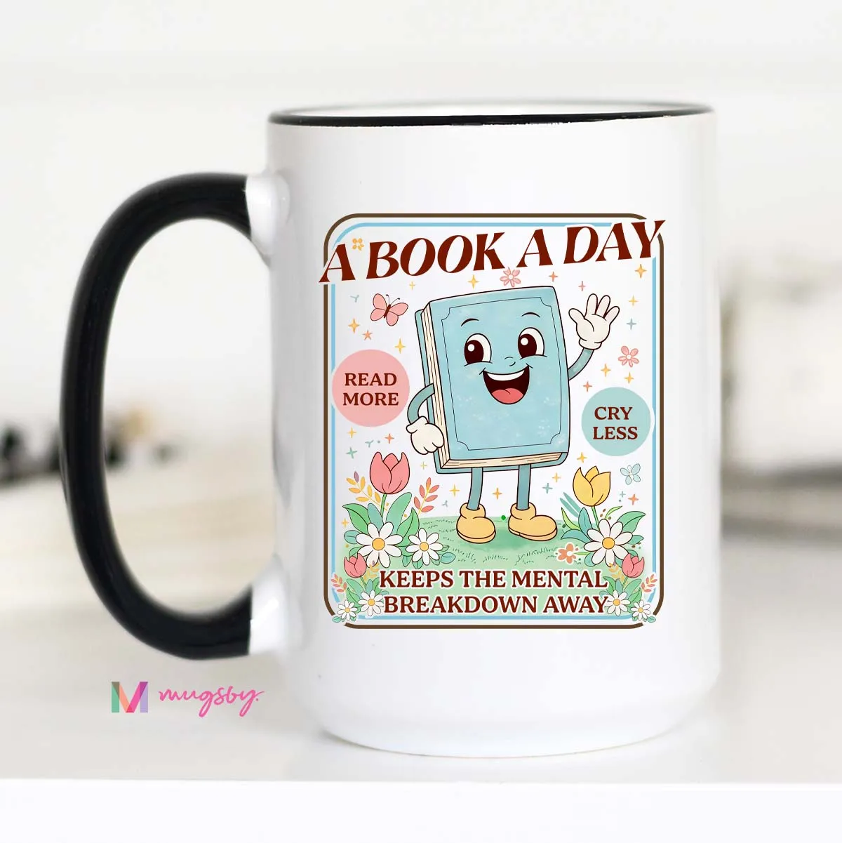 Mugsby A Book a Day Breakdown krus 325 ml