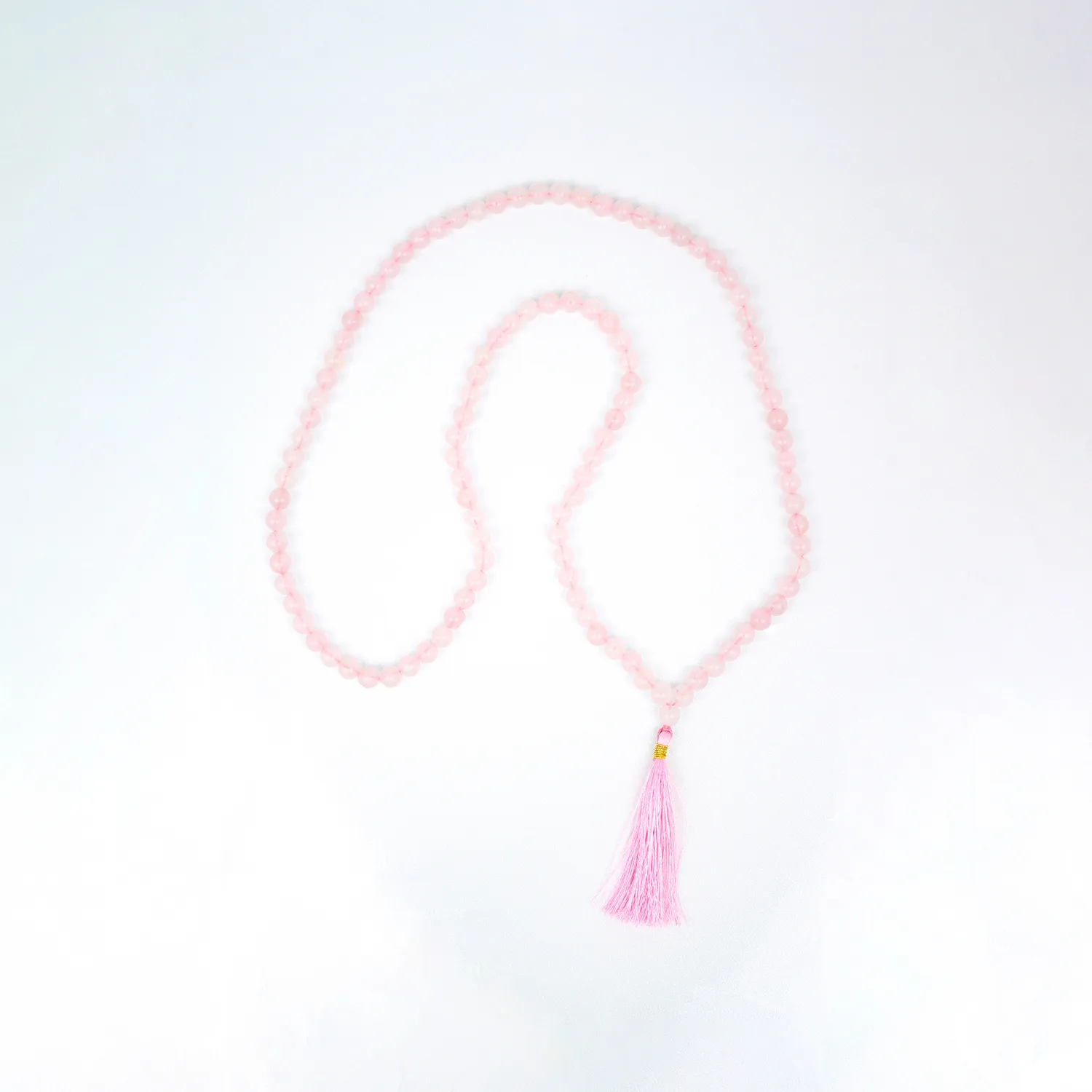 El'Cobre rosenkvarts mala meditationskæde