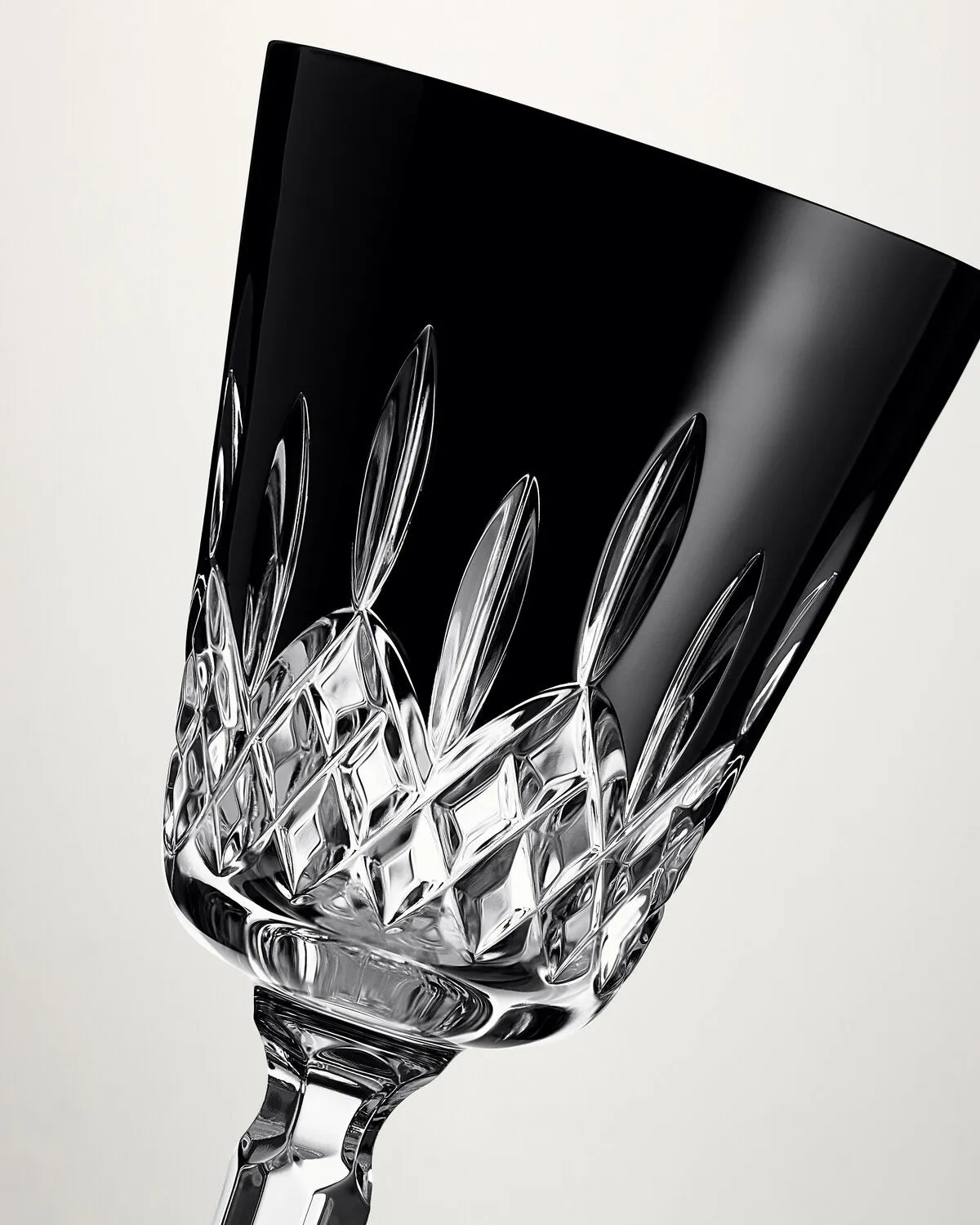 Waterford Lismore Black Medium Goblet vinglas 2 stk sort