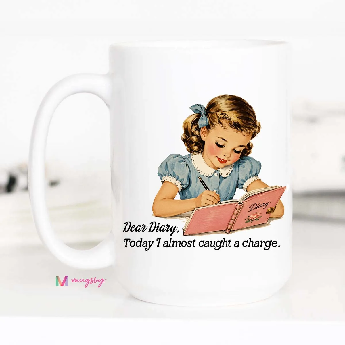 Mugsby Dear Diary krus 325 ml keramik