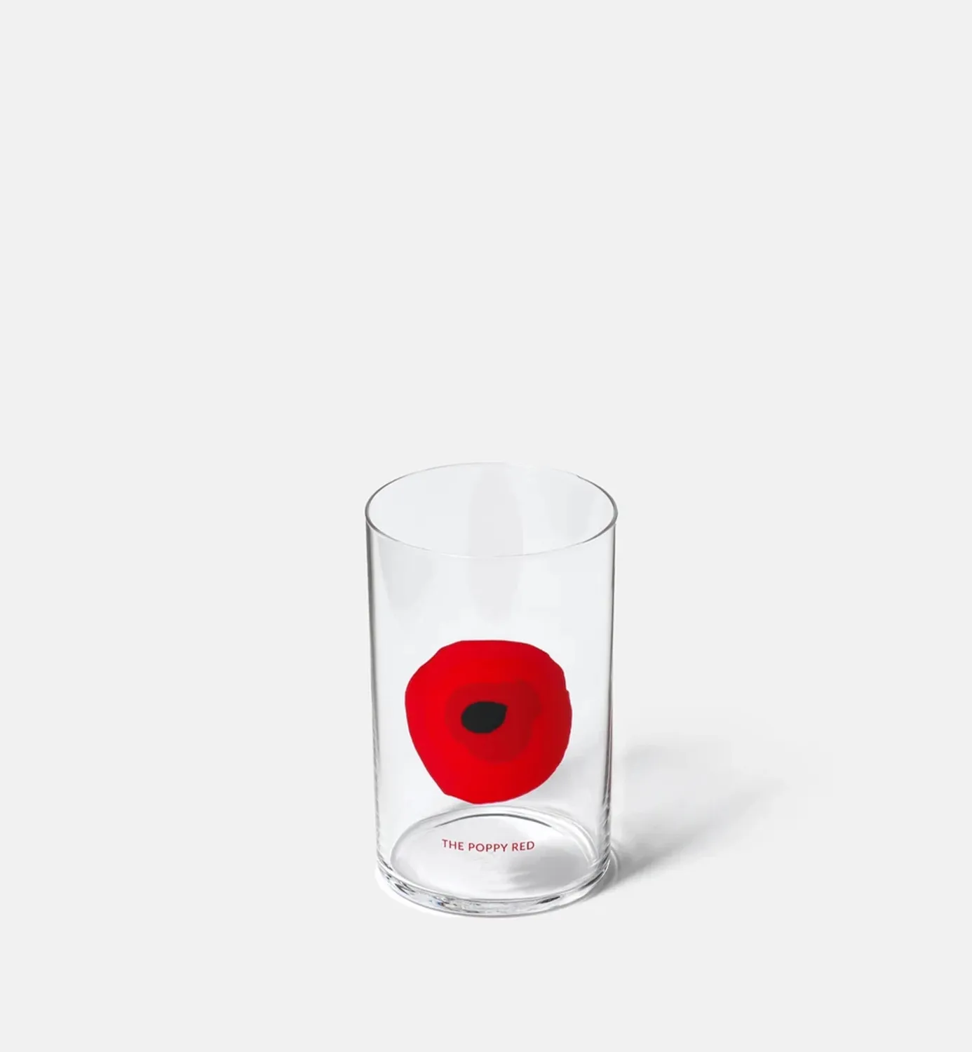 Krosno Polka Poppy Red drikkeglas 250 ml valmue