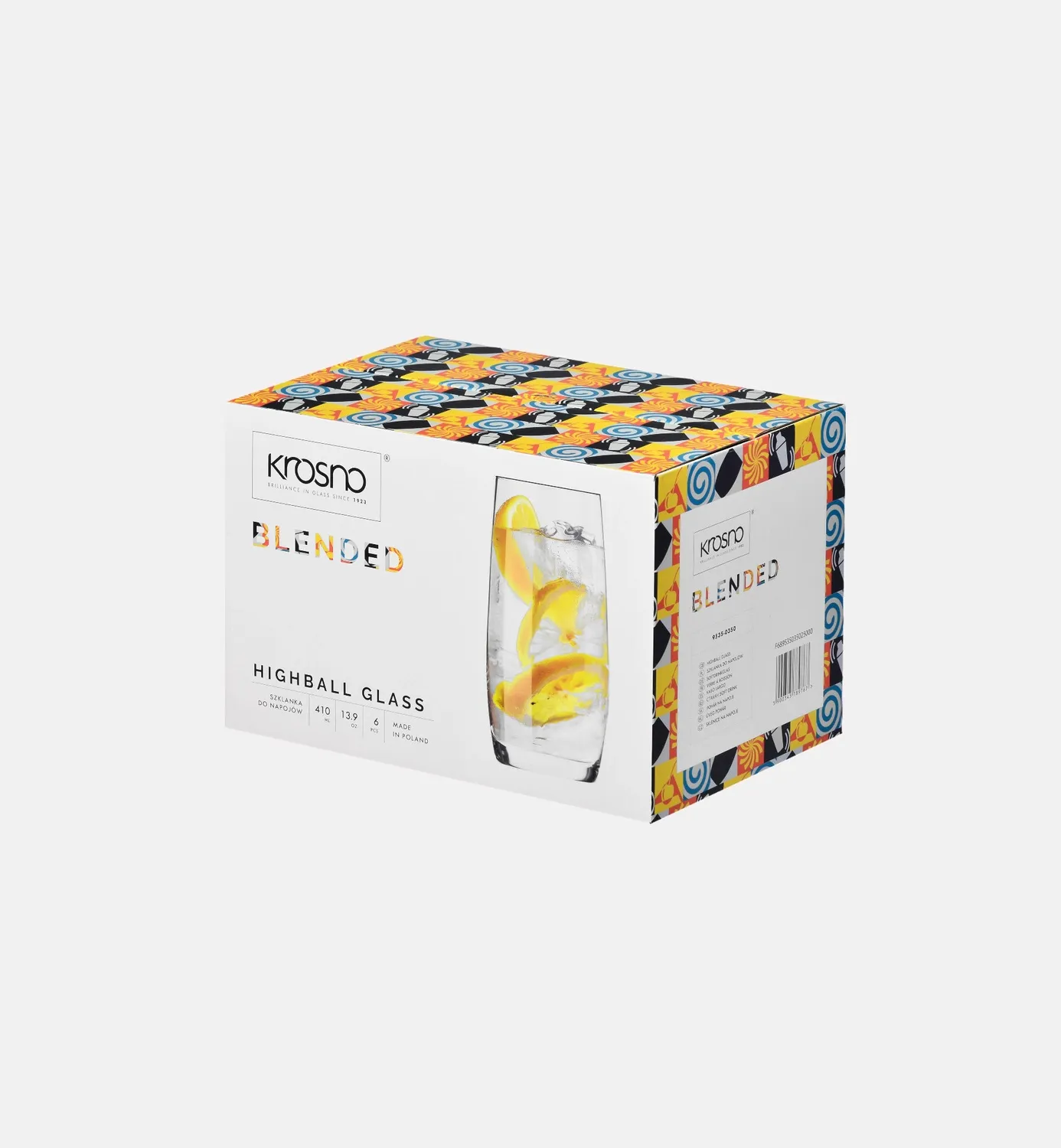 Krosno Blended longdrinkglas 410 ml klar