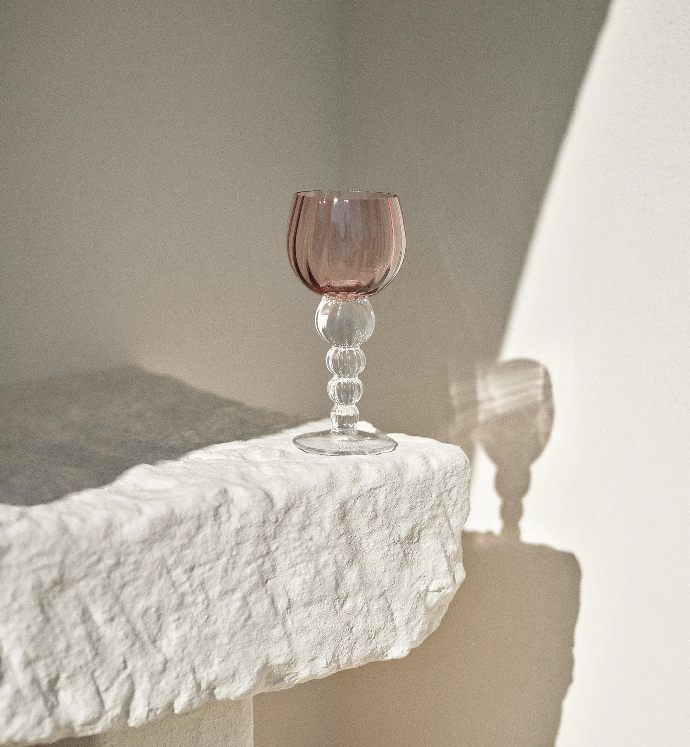 Krosno Mirel vinglas 350 ml bordeaux mundblæst