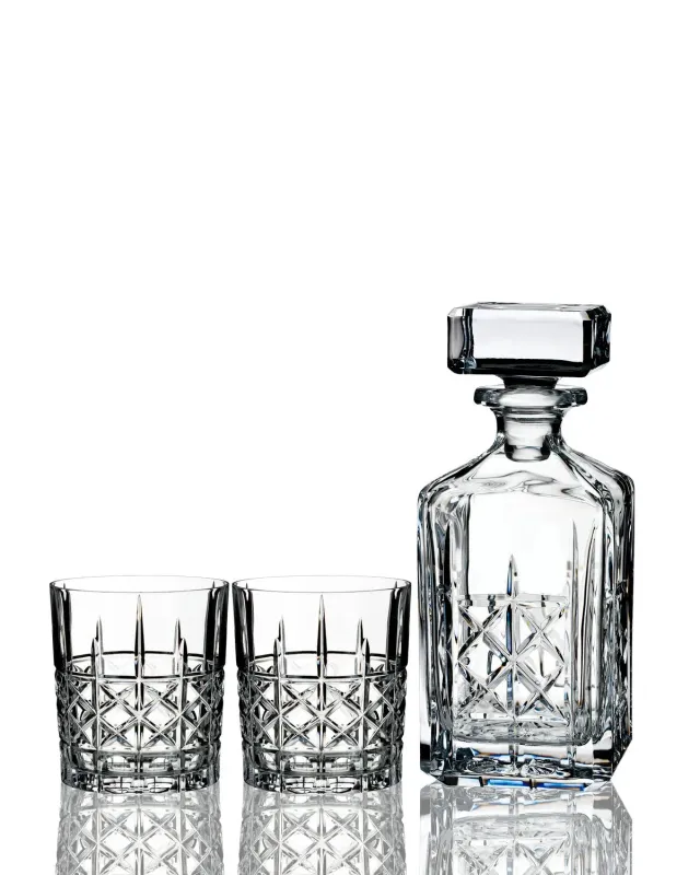 Waterford Marquis Brady whiskysæt karaffel 2 glas