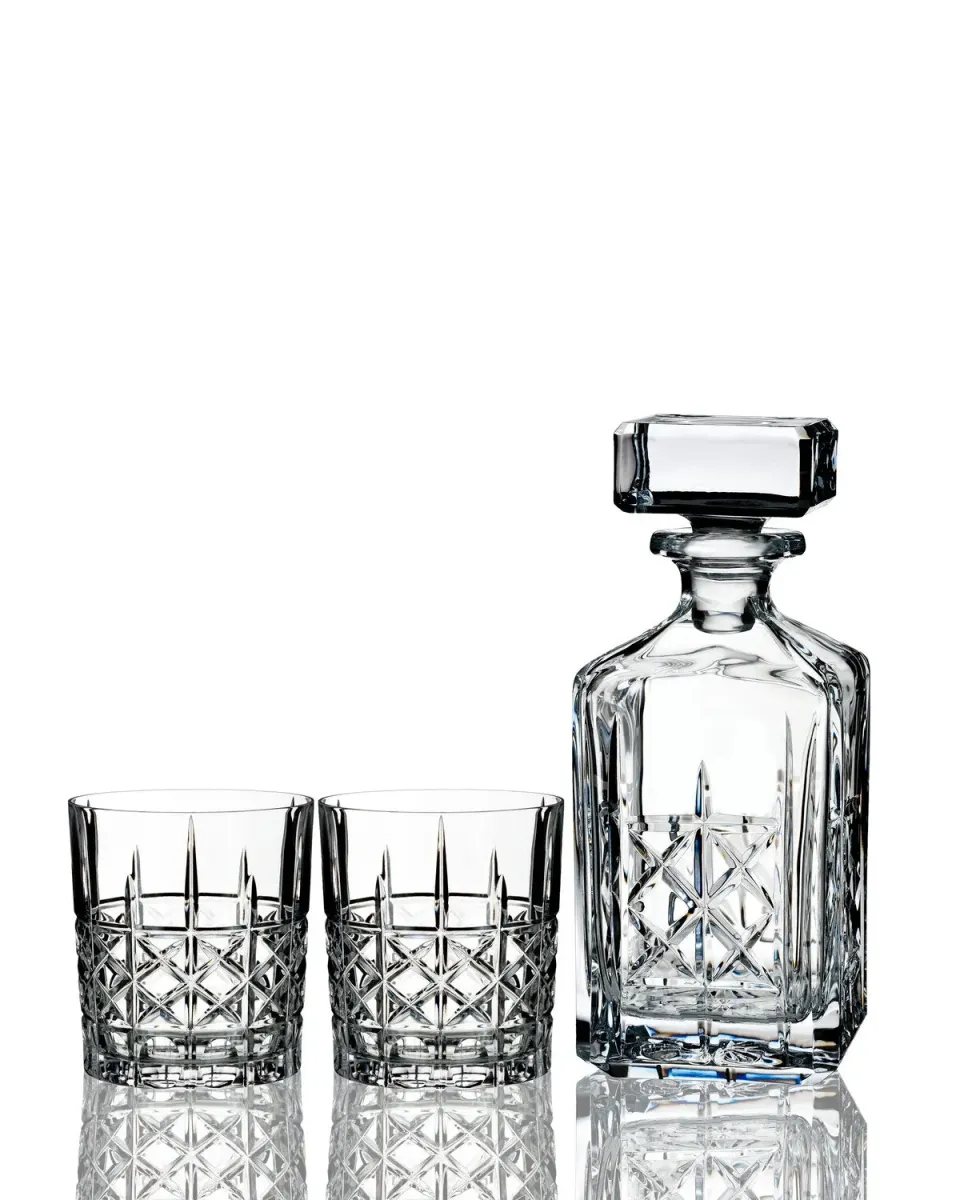 Waterford Marquis Brady whiskysæt karaffel 2 glas